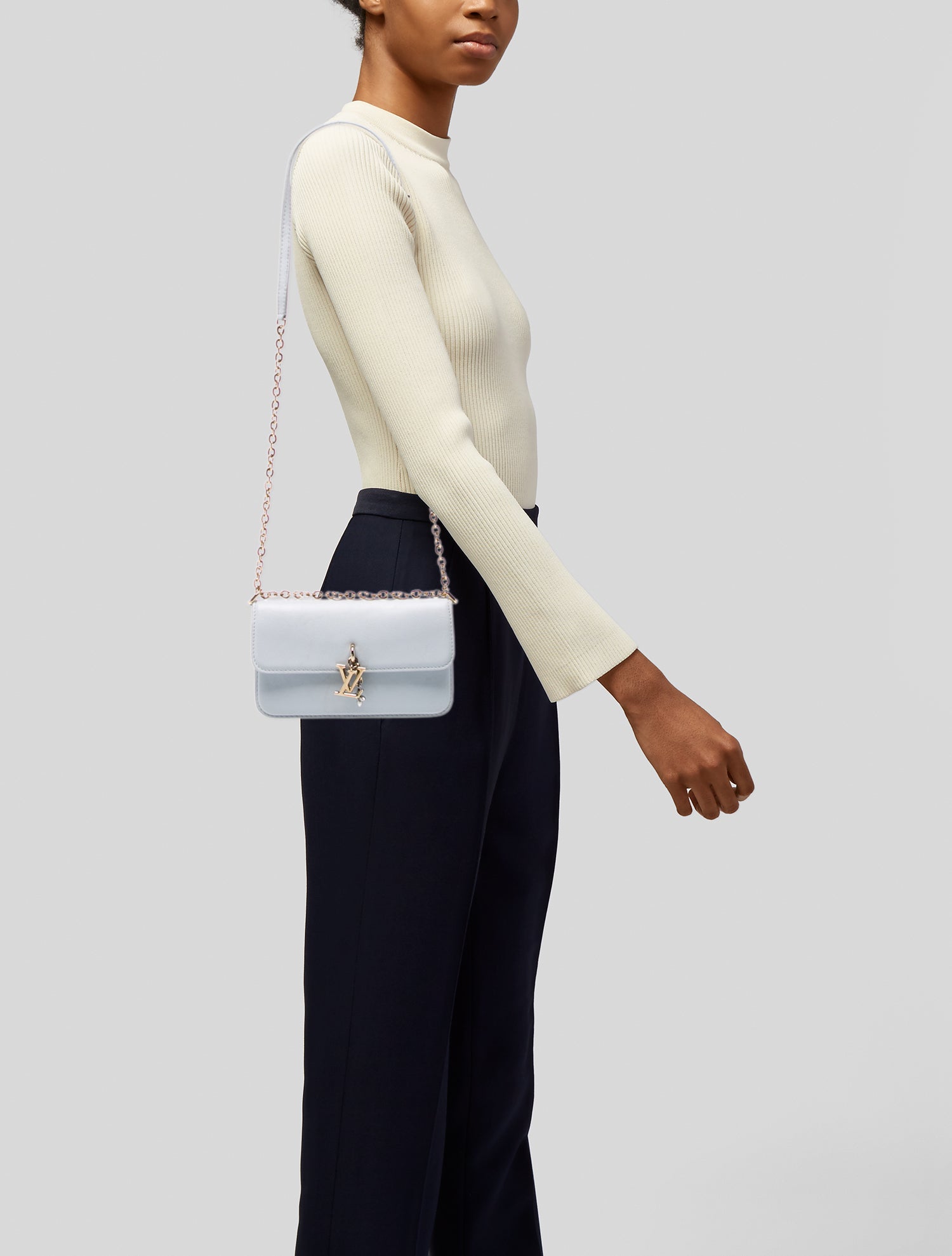 Louis Vuitton LV Monogram Bloom Wallet on Chain