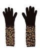 Louis Vuitton x Stephen Sprouse Cashmere-Blend Leopard Gloves