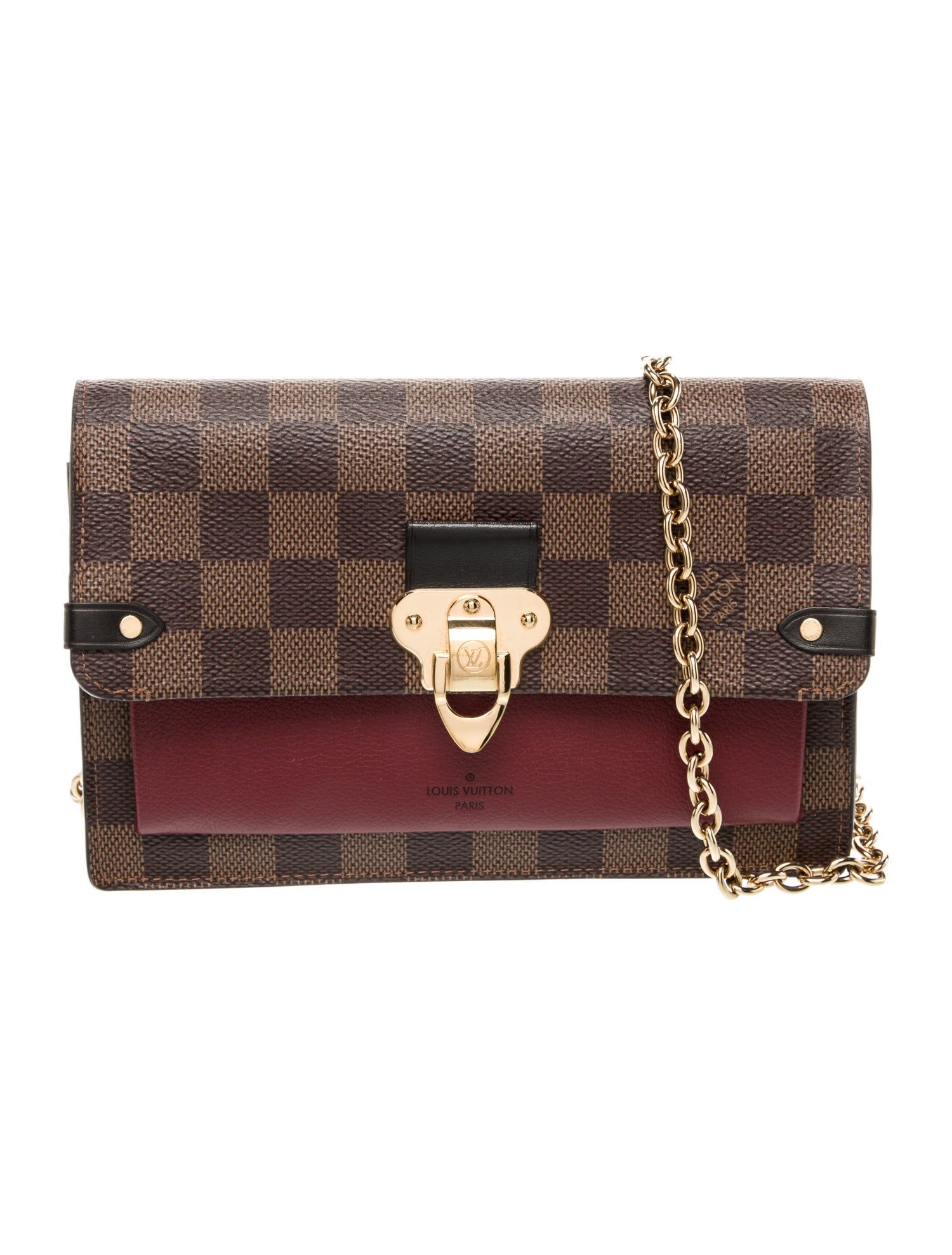 Louis Vuitton Damier Ebene Vavin Wallet on Chain