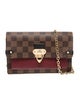Louis Vuitton Damier Ebene Vavin Wallet on Chain