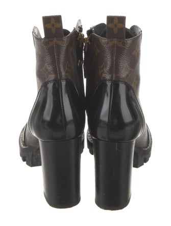 Louis Vuitton LV Monogram Lace-Up Boots