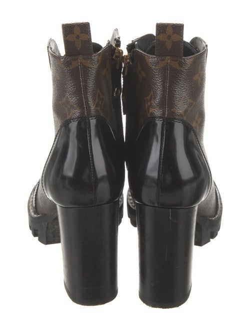 Louis Vuitton LV Monogram Lace-Up Boots