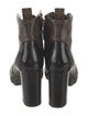 Louis Vuitton LV Monogram Lace-Up Boots