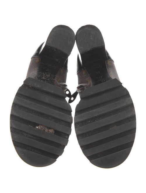 Louis Vuitton LV Monogram Lace-Up Boots