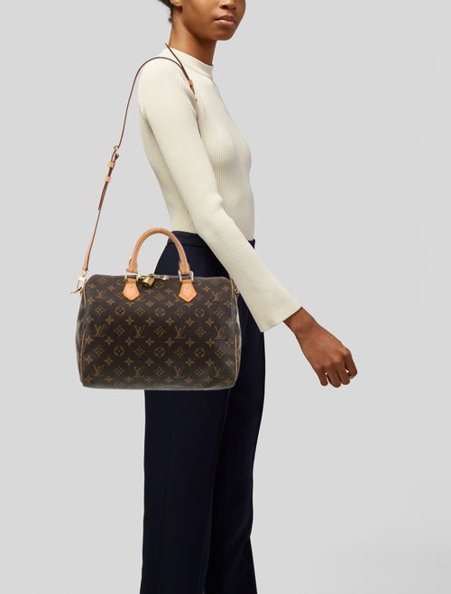 Louis Vuitton LV Monogram Speedy Bandouliere 30