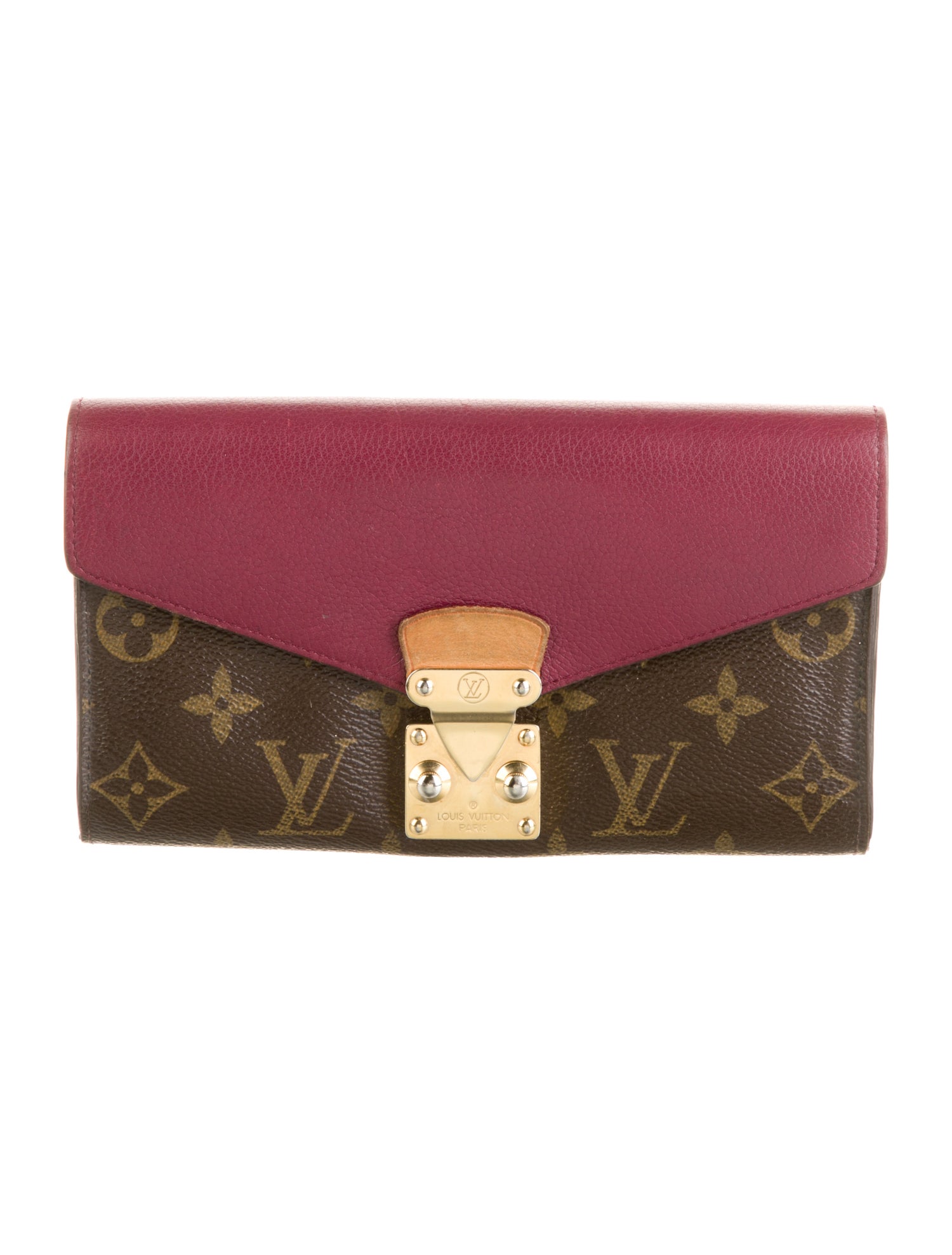 Louis Vuitton LV Monogram Coated Canvas Pallas Wallet