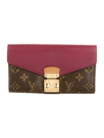 Louis Vuitton LV Monogram Coated Canvas Pallas Wallet