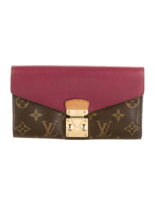 Louis Vuitton LV Monogram Coated Canvas Pallas Wallet