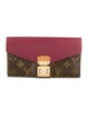 Louis Vuitton LV Monogram Coated Canvas Pallas Wallet