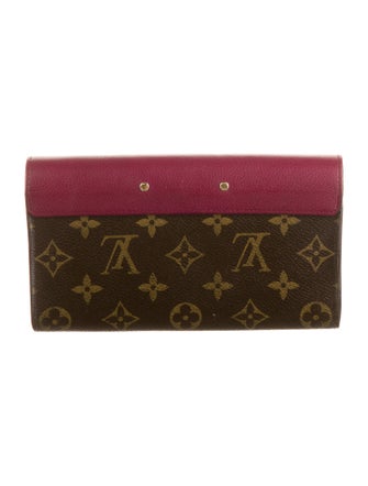 Louis Vuitton LV Monogram Coated Canvas Pallas Wallet