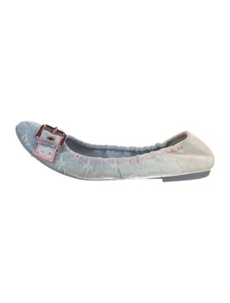 Louis Vuitton LV Monogram Denim Flats