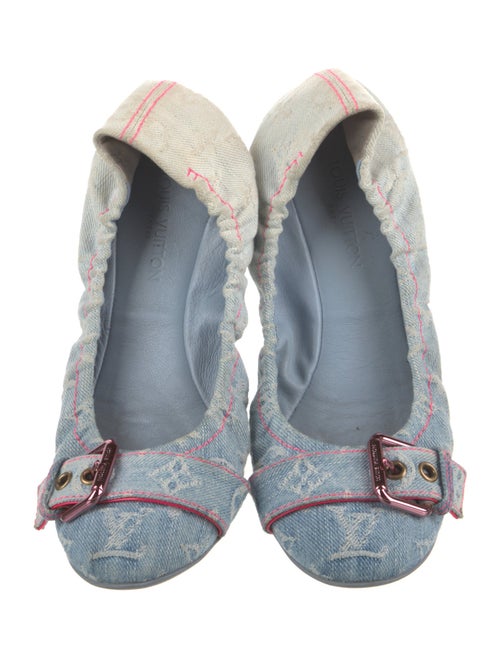 Louis Vuitton LV Monogram Denim Flats