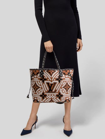 Louis Vuitton Monogram Giant Monogram Giant Crafty Neverfull MM