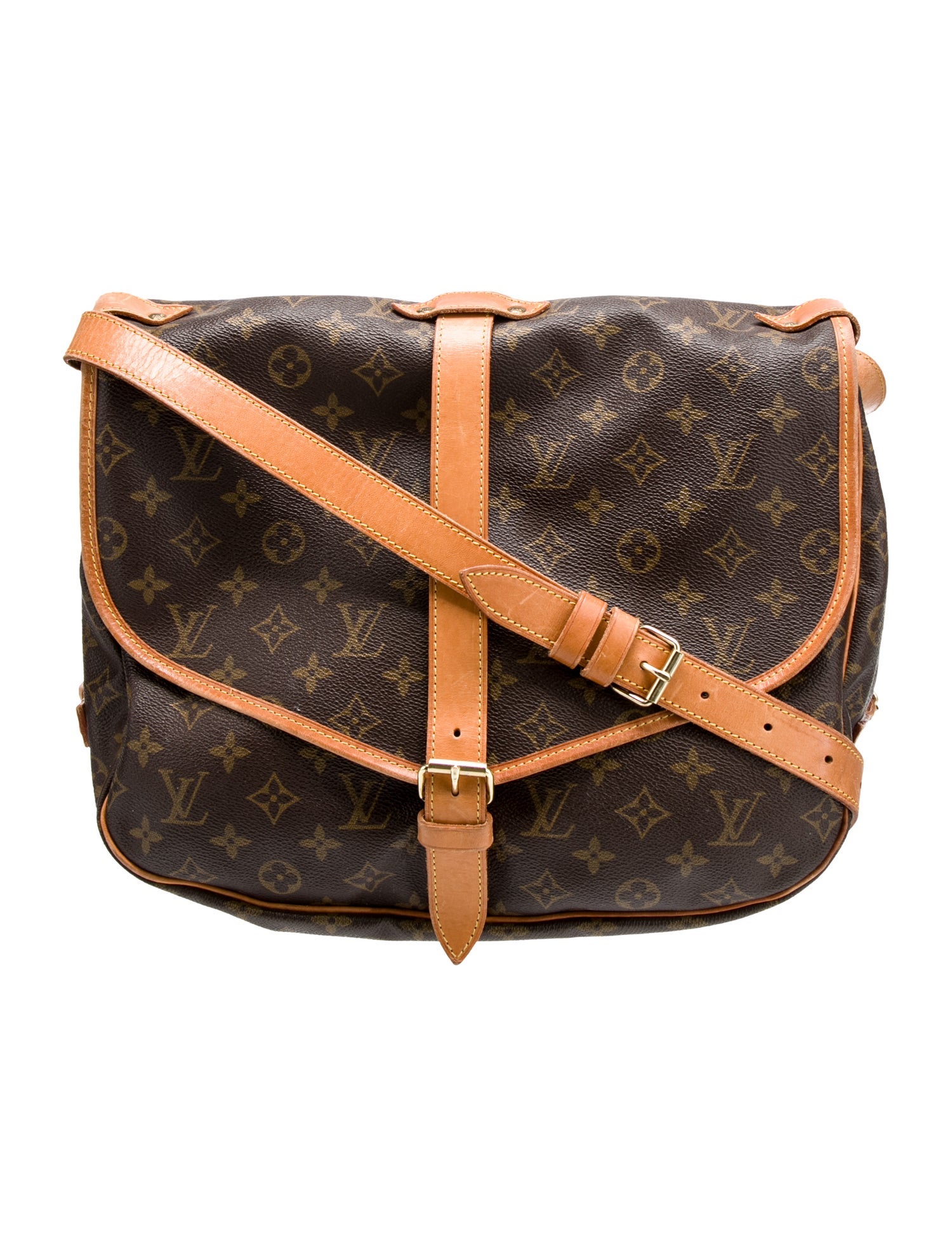 Louis Vuitton LV Monogram Saumur 35 Vintage