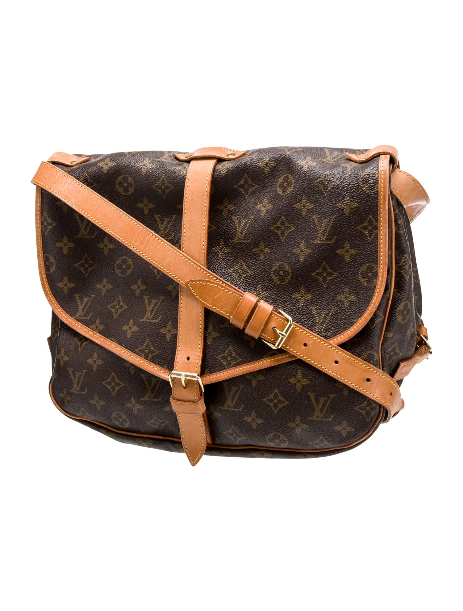 Louis Vuitton LV Monogram Saumur 35 Vintage
