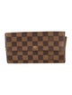 Louis Vuitton 2003 Damier Ebene Pattern Sarah Wallet
