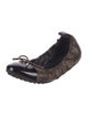 Louis Vuitton LV Monogram Bow Accents Ballet Flats