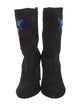 Louis Vuitton Graphic Print Embroidered Accent Sock Boots