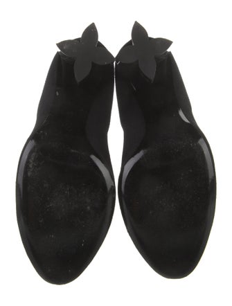 Louis Vuitton Graphic Print Embroidered Accent Sock Boots