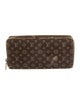 Louis Vuitton Monogram Mini Lin Pattern Zippy Wallet