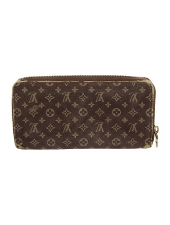 Louis Vuitton Monogram Mini Lin Pattern Zippy Wallet