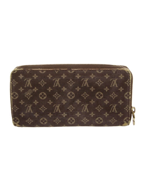 Louis Vuitton Monogram Mini Lin Pattern Zippy Wallet