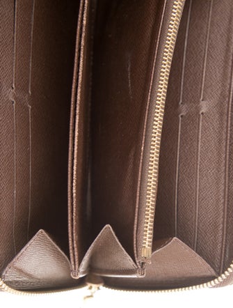 Louis Vuitton Monogram Mini Lin Pattern Zippy Wallet