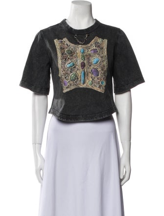 Louis Vuitton 2024 Paisley Print Crop Top
