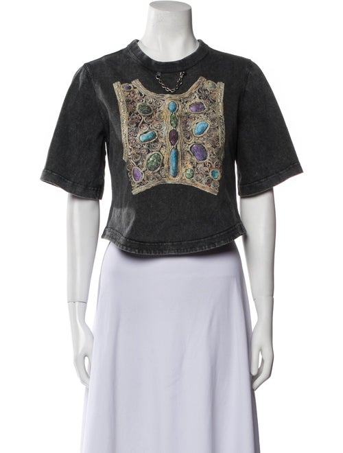 Louis Vuitton 2024 Paisley Print Crop Top