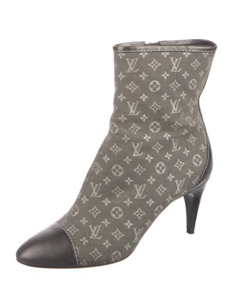 Louis Vuitton LV Monogram Canvas Boots