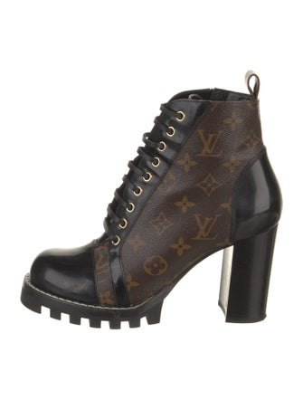 Louis Vuitton LV Monogram Combat Boots