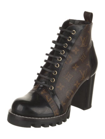 Louis Vuitton LV Monogram Combat Boots