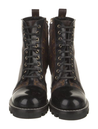 Louis Vuitton LV Monogram Combat Boots
