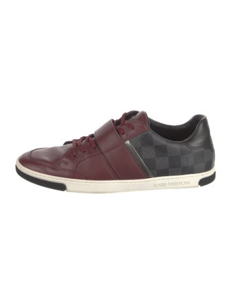 Louis Vuitton Damier Graphite Pattern Leather Sneakers