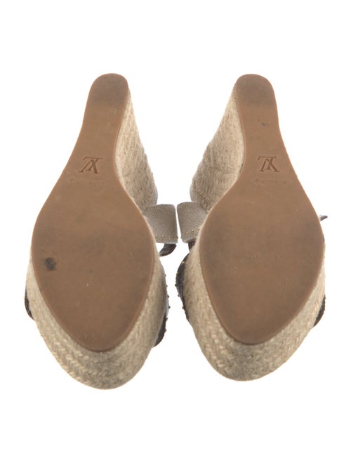 Louis Vuitton LV Monogram Studded Accents Espadrilles