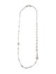 Louis Vuitton Faux Pearl LV Mix Chains Necklace