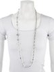 Louis Vuitton Faux Pearl LV Mix Chains Necklace