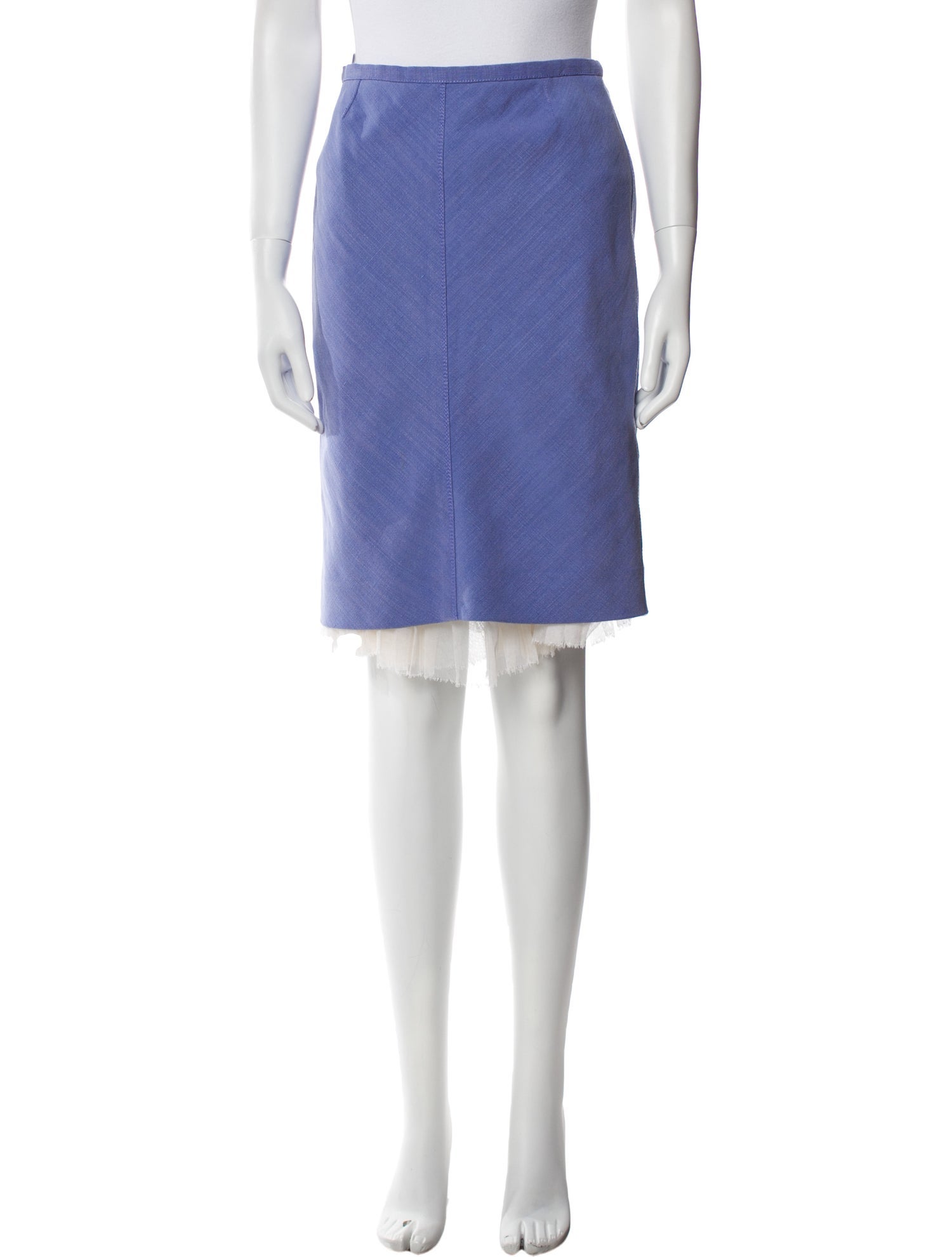 Louis Vuitton Vintage Knee-Length Skirt