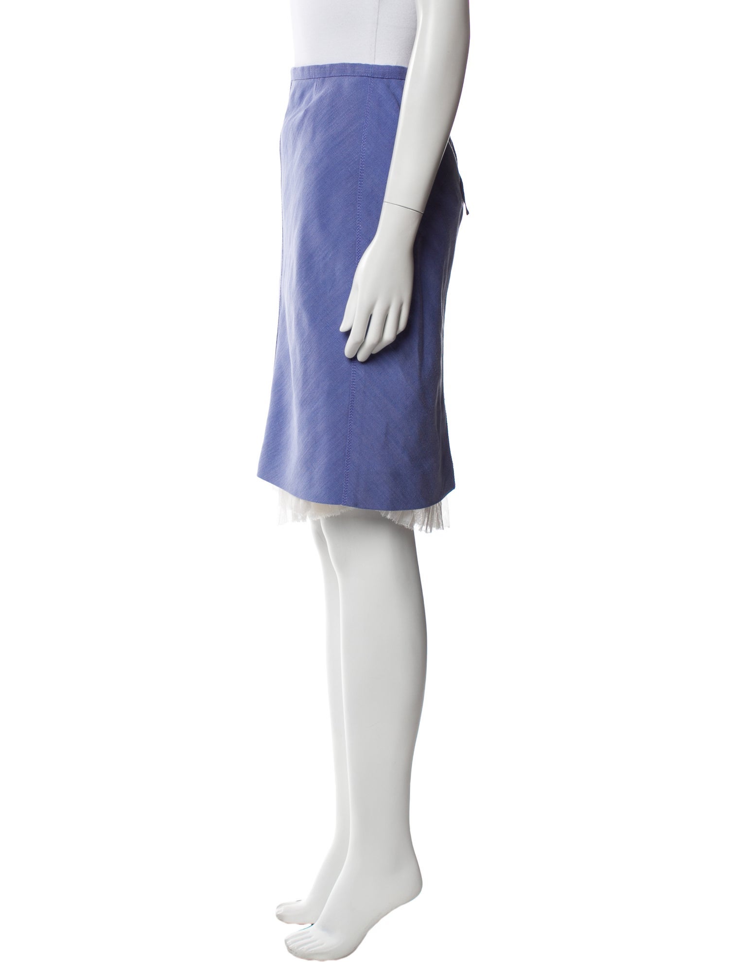 Louis Vuitton Vintage Knee-Length Skirt