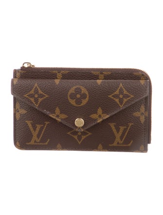Louis Vuitton LV Monogram Coated Canvas Card Holder Recto Verso