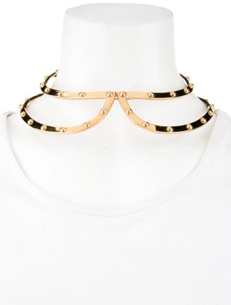 Louis Vuitton Lock Me Frame Collar Necklace