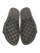 Louis Vuitton Damier Graphite Pattern Rubber Slides