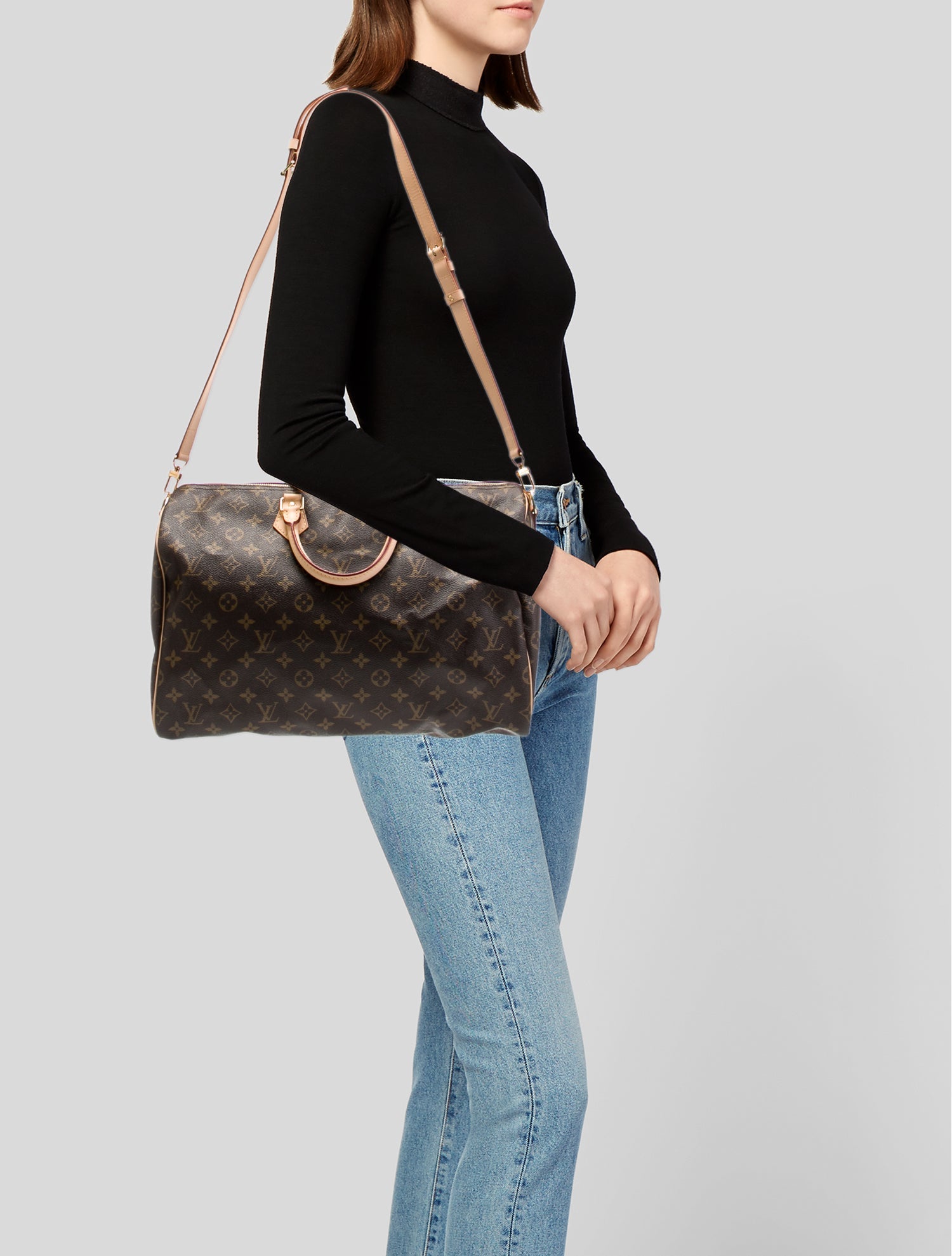 Louis Vuitton LV Monogram Speedy Bandouliere 40