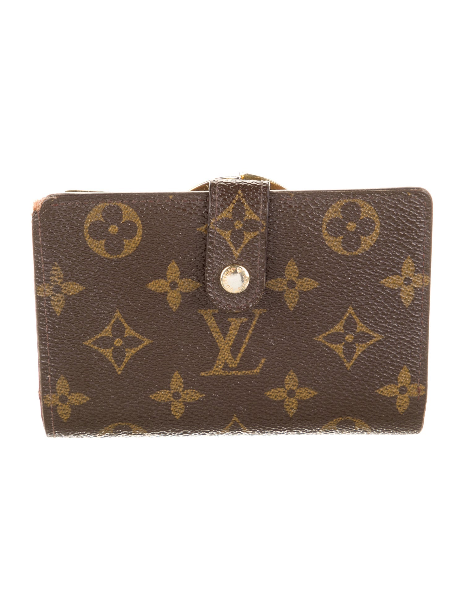 Louis Vuitton LV Monogram Coated Canvas French Purse