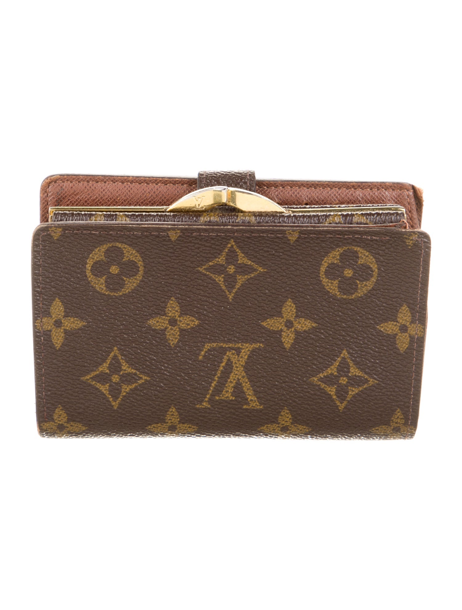 Louis Vuitton LV Monogram Coated Canvas French Purse