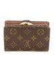 Louis Vuitton LV Monogram Coated Canvas French Purse