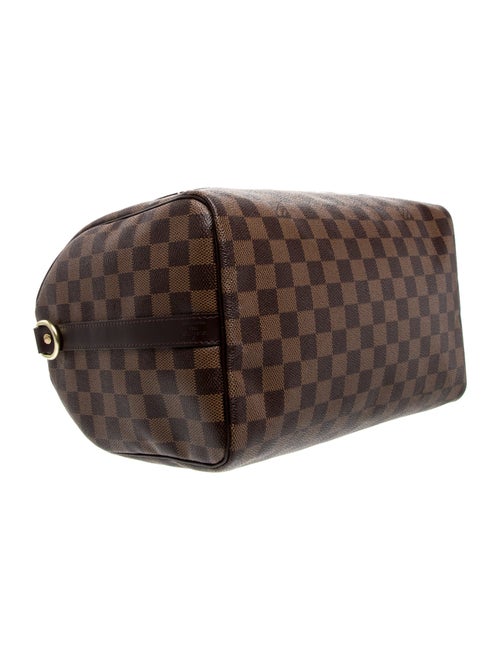 Louis Vuitton Damier Ebene Patches Speedy Bandouliere 30