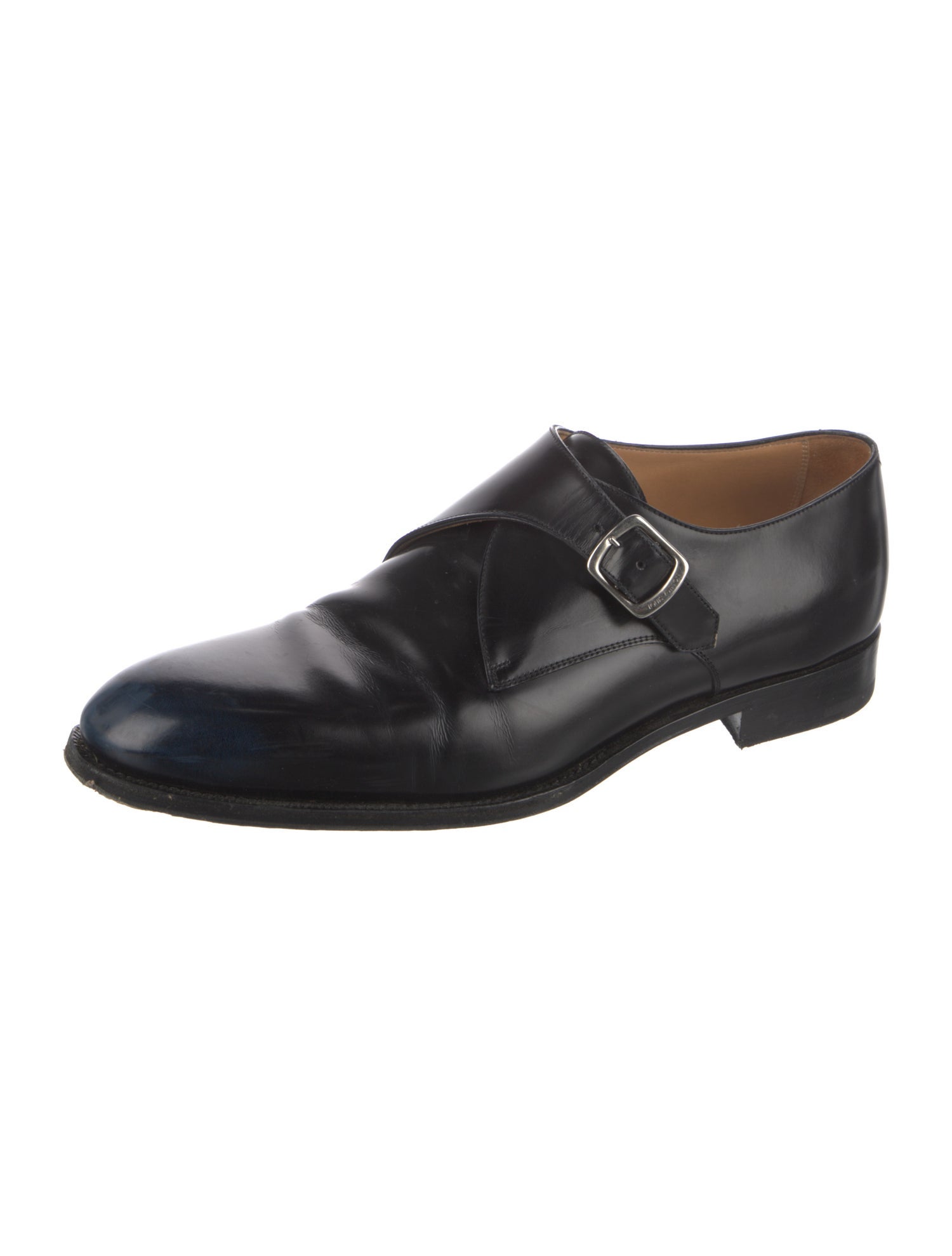 Louis Vuitton Damier Infini Leather Monk Straps