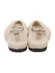 Louis Vuitton LV Monogram Faux Fur Slides