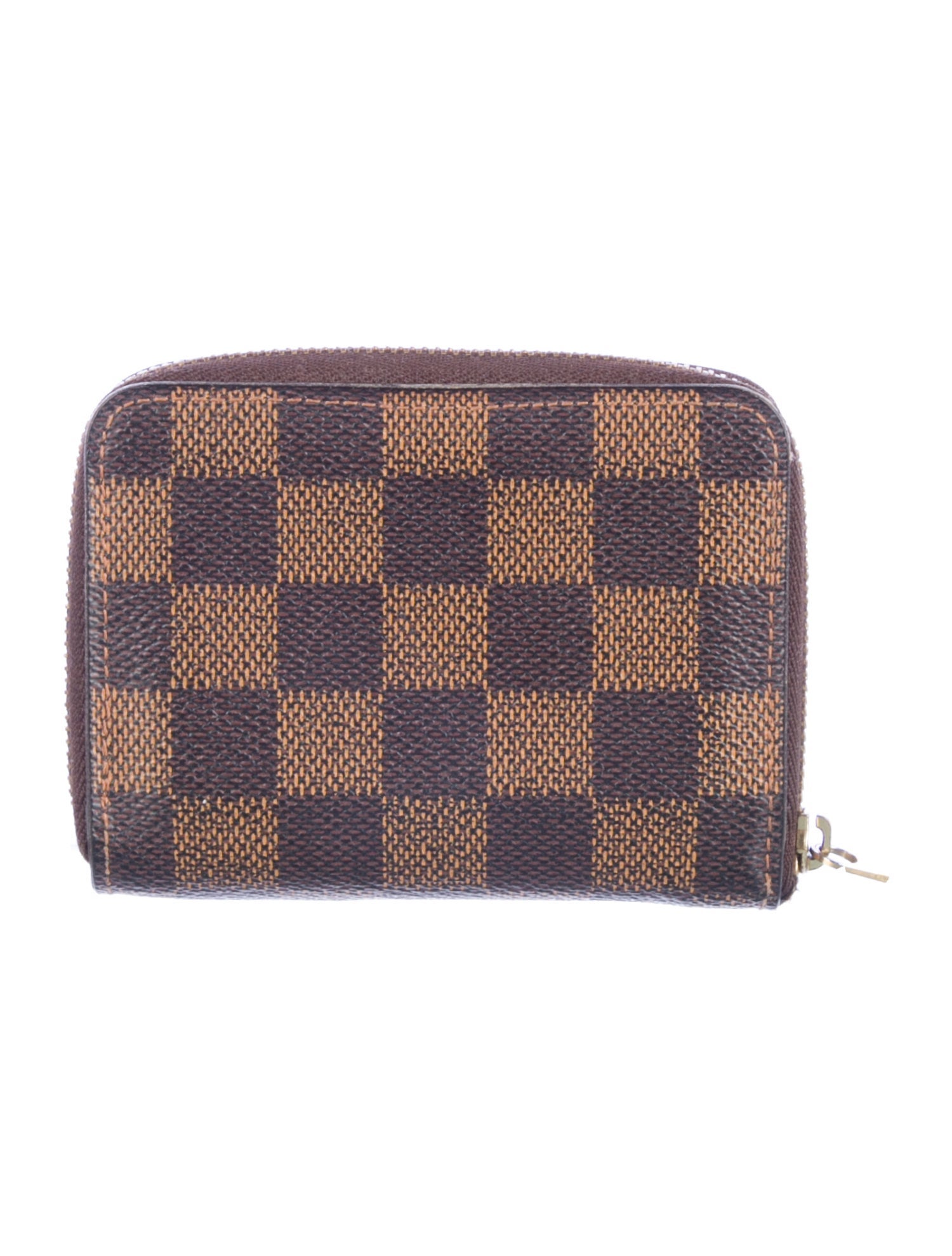 Louis Vuitton 2014 Damier Ebene Pattern Zippy Coin Purse